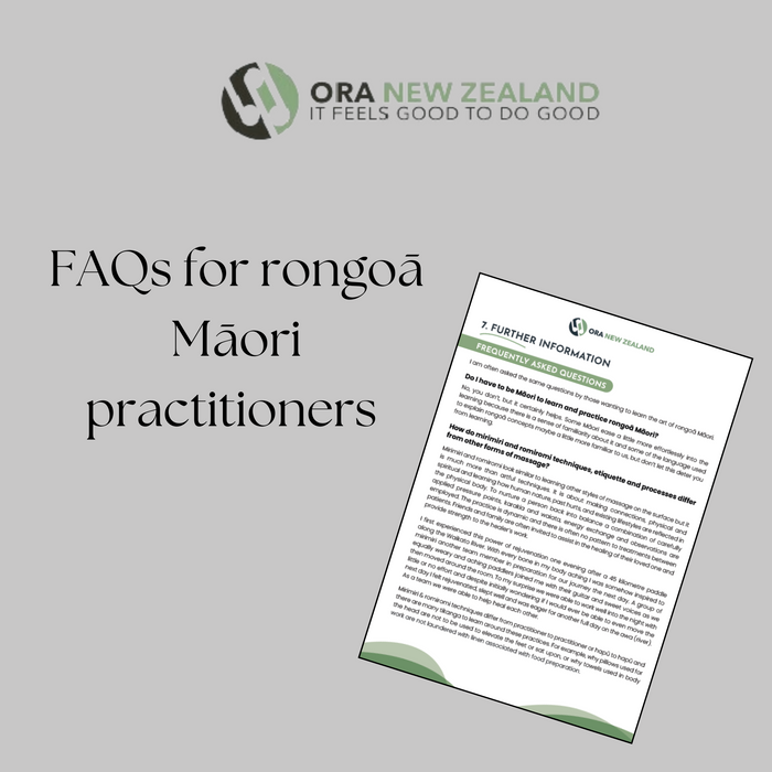 FAQs for Rongoā Māori Practitioners